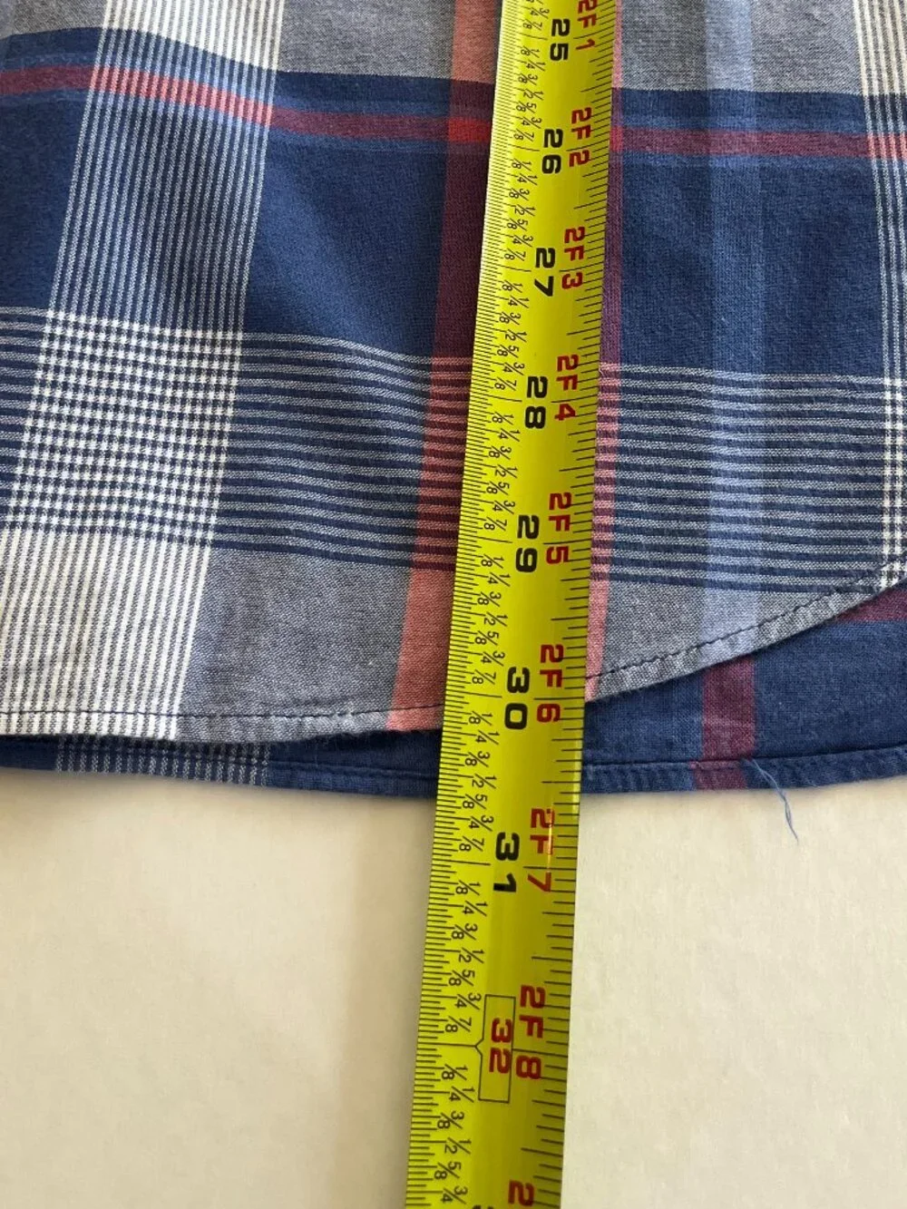 J.Crew Mens Sz XL Button-up Shirt Blue Pink Plaid pattern chest pocket